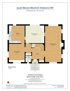 $1,995,000 | 3226 Broad Branch Terrace Northwest, Washington, DC 20008