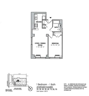 $700,908 | 535 West 52nd Street, Unit 9B | Hell's Kitchen