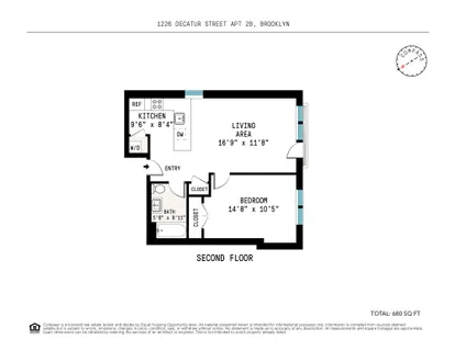 $599,000 | 1226 Decatur Street, Unit 2B | Bushwick