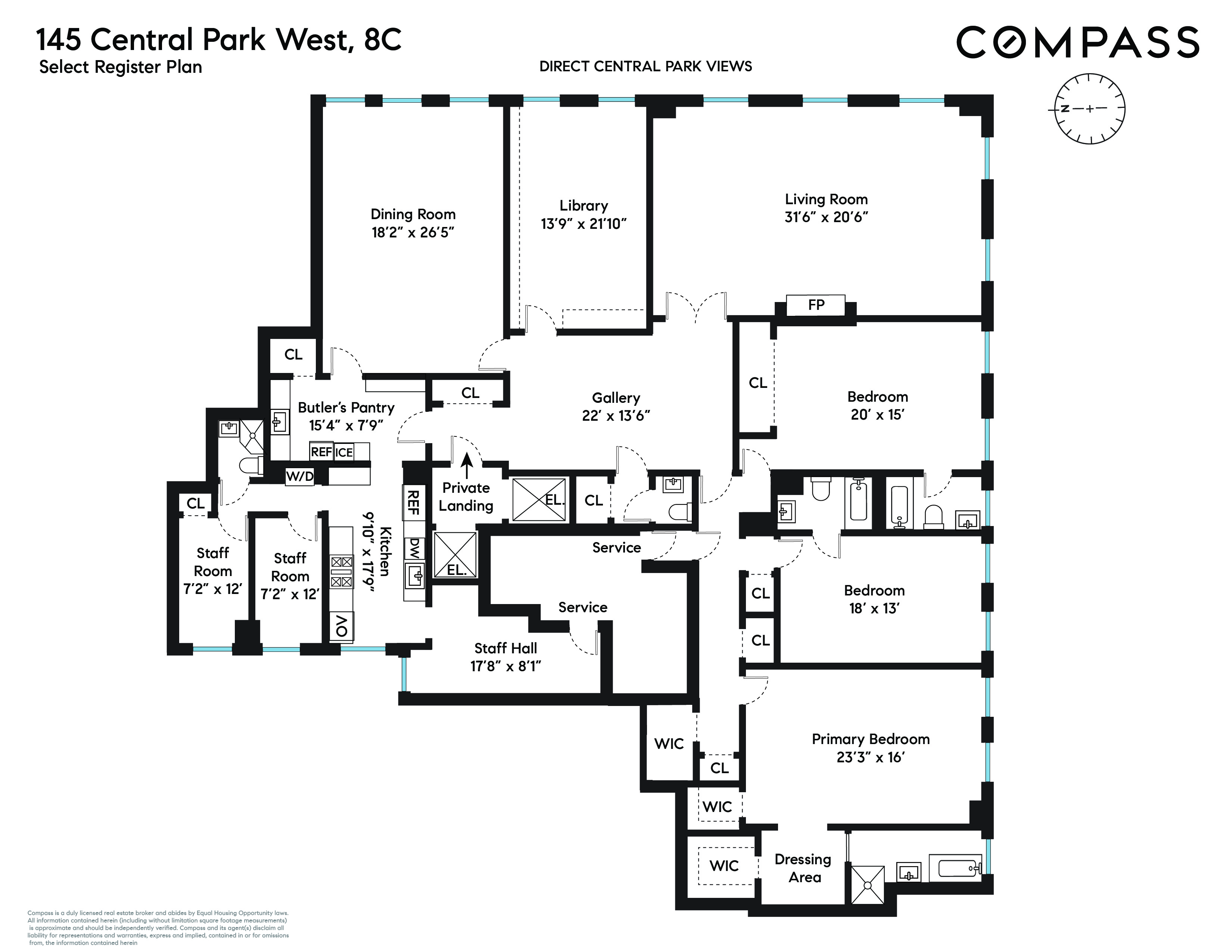 145-146 Central Park West, Unit 8C Manhattan, NY 10023 - Photo 17 of 17