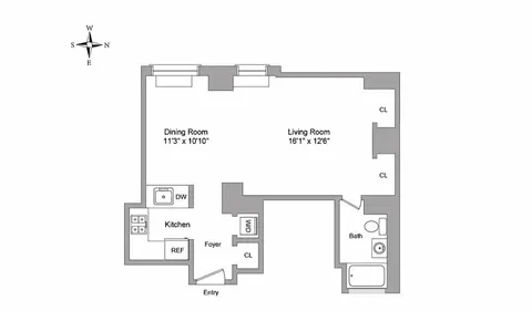 a picture of a floor plan
