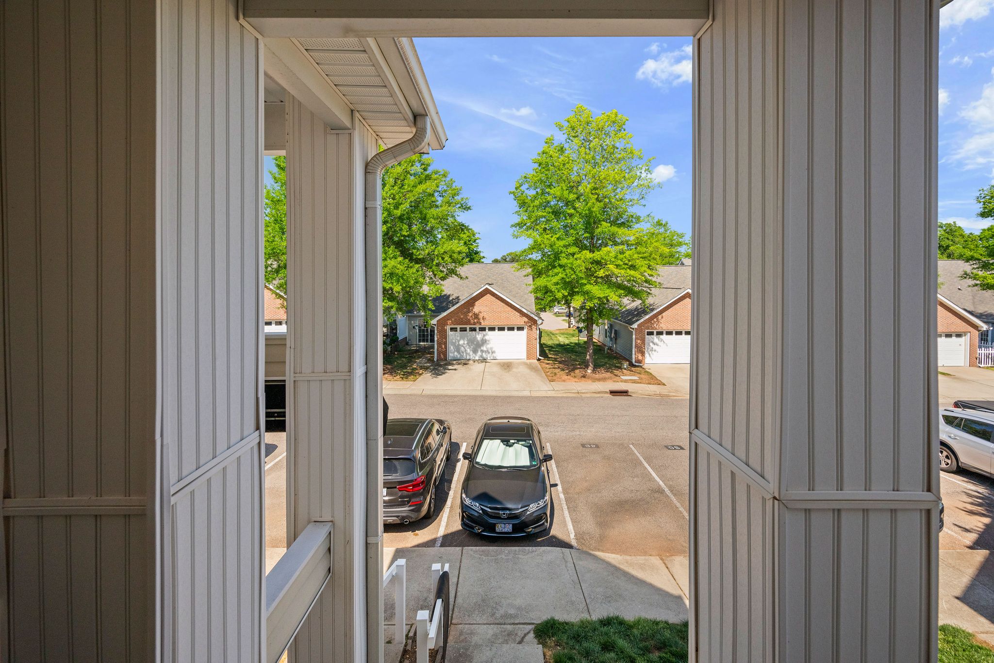 Huntscroft Lane Raleigh, NC 27617 - Photo 8 of 49 a view of yard from a corridor