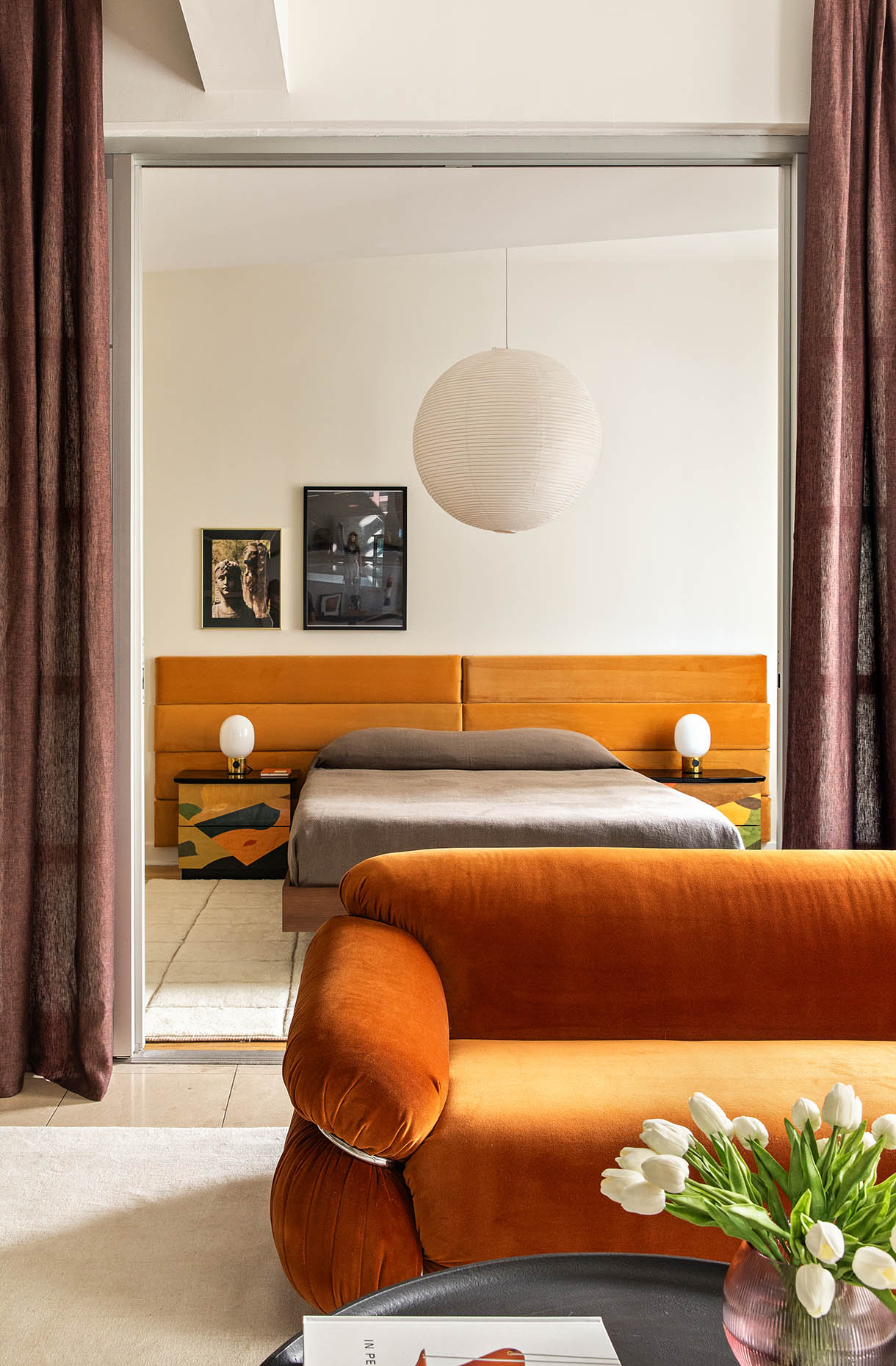 204 West Houston Street, Unit 4B Manhattan, NY 10014 - Photo 5 of 10 a living room with a couch and potted plant