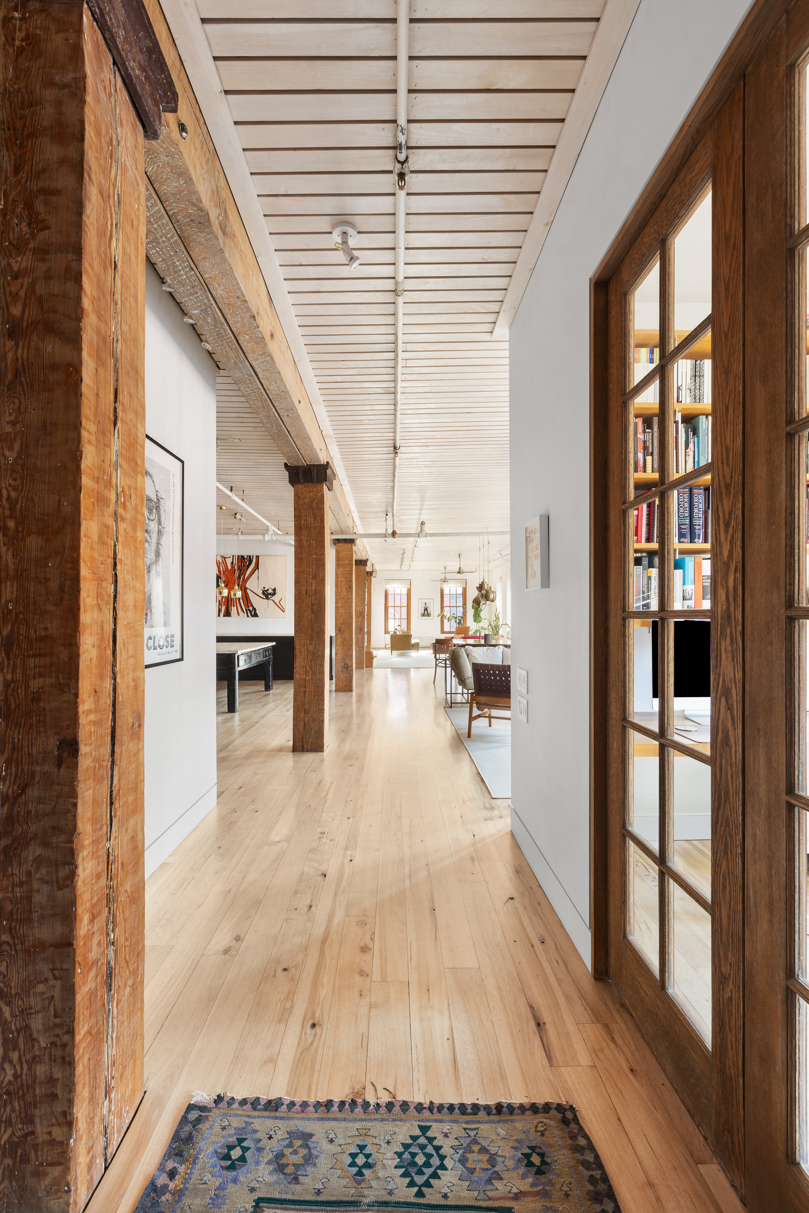 463 Greenwich Street Manhattan, NY 10013 - Photo 2 of 24 a view of living room with furniture and large window