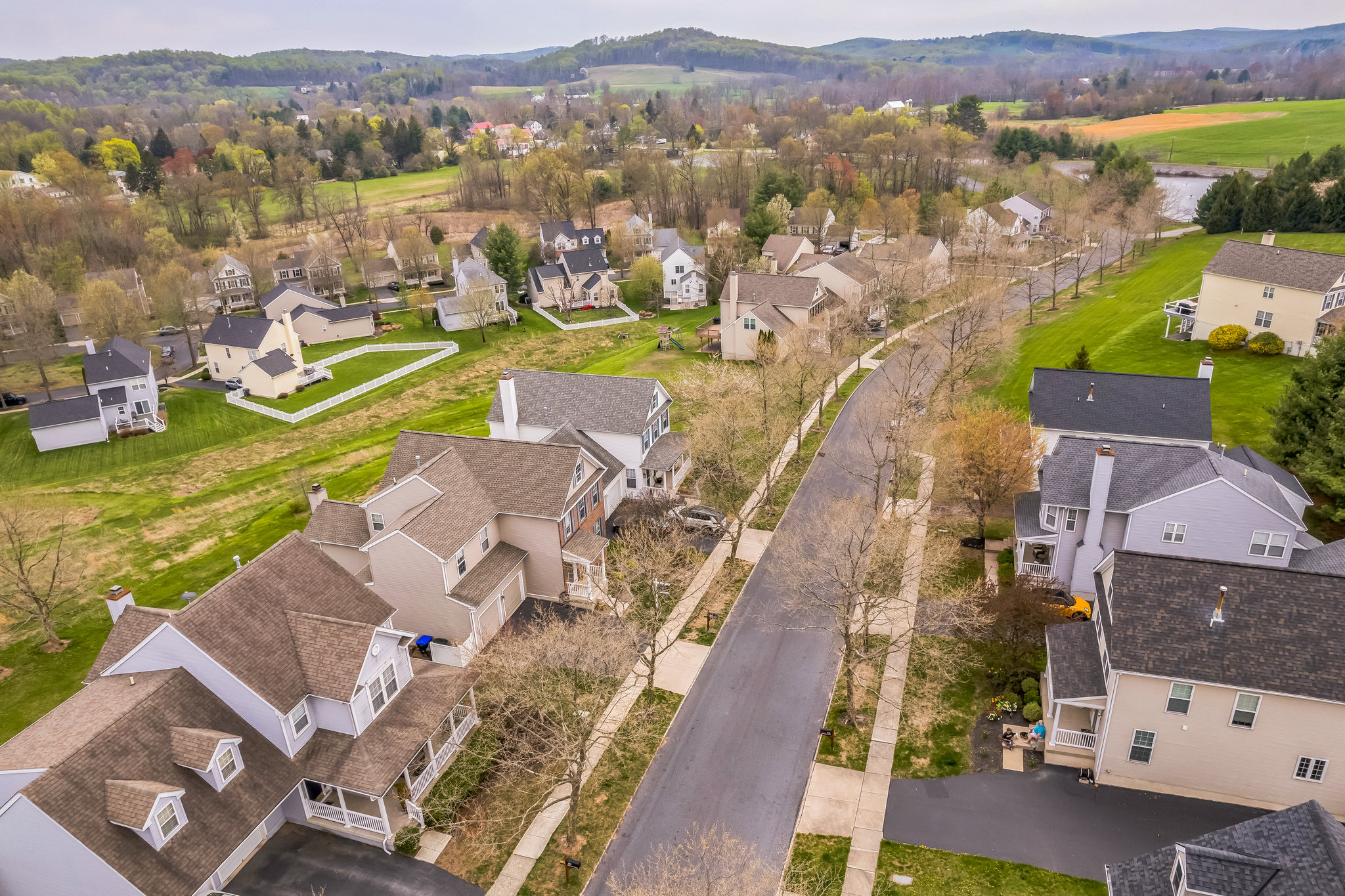 127 Hartman Road Pottstown, PA 19465 - Photo 38 of 42 an aerial view of residential houses with outdoor space