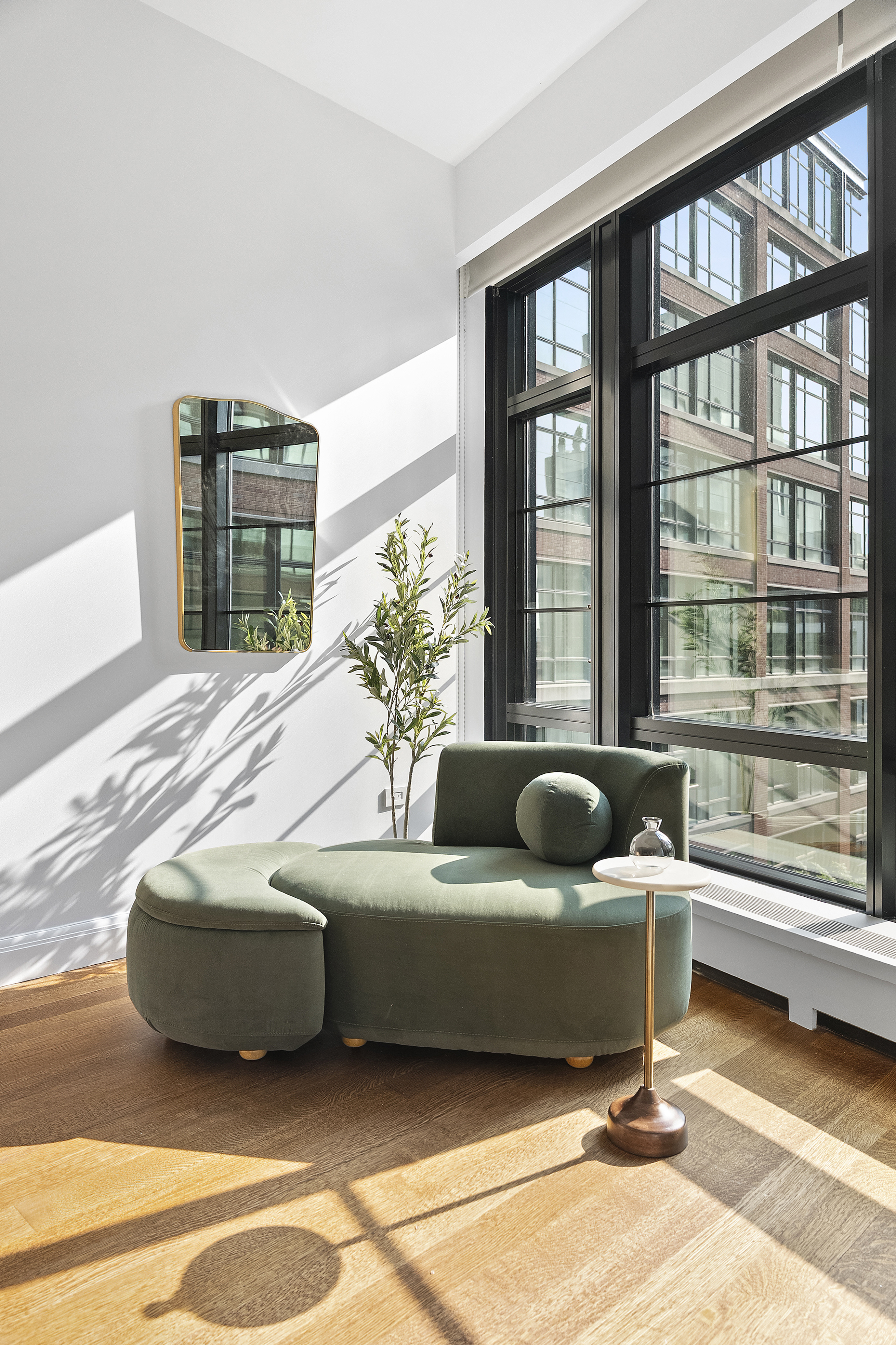 150 Charles Street, Unit 4AN Manhattan, NY 10014 - Photo 3 of 19 a living room with furniture and a window