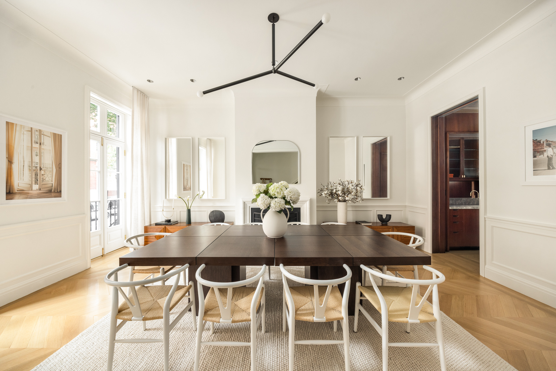 334 West 20th Street Manhattan, NY 10011 - Photo 5 of 20 a view of a dining room with furniture and wooden floor