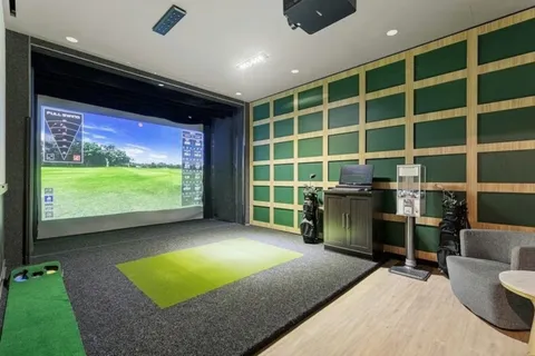 a view of a livingroom with furniture and a rug