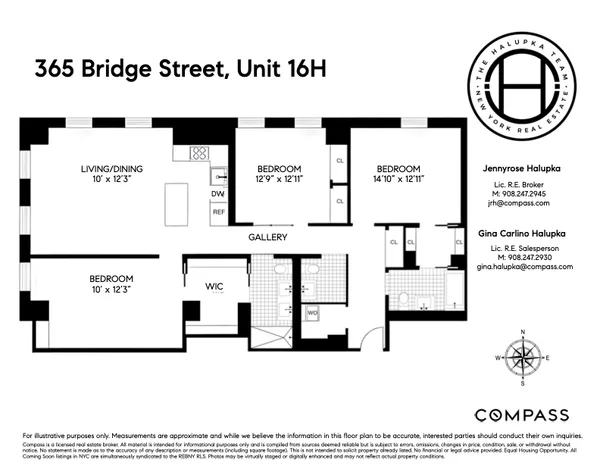 $9,900 | 365 Bridge Street, Unit 16H | Downtown Brooklyn