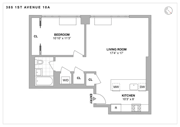 $5,600 | 385 1st Avenue, Unit 10A | Gramercy