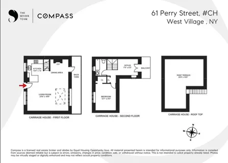 $12,000 | 61 Perry Street, Unit CARRIAGEHOUSE | West Village