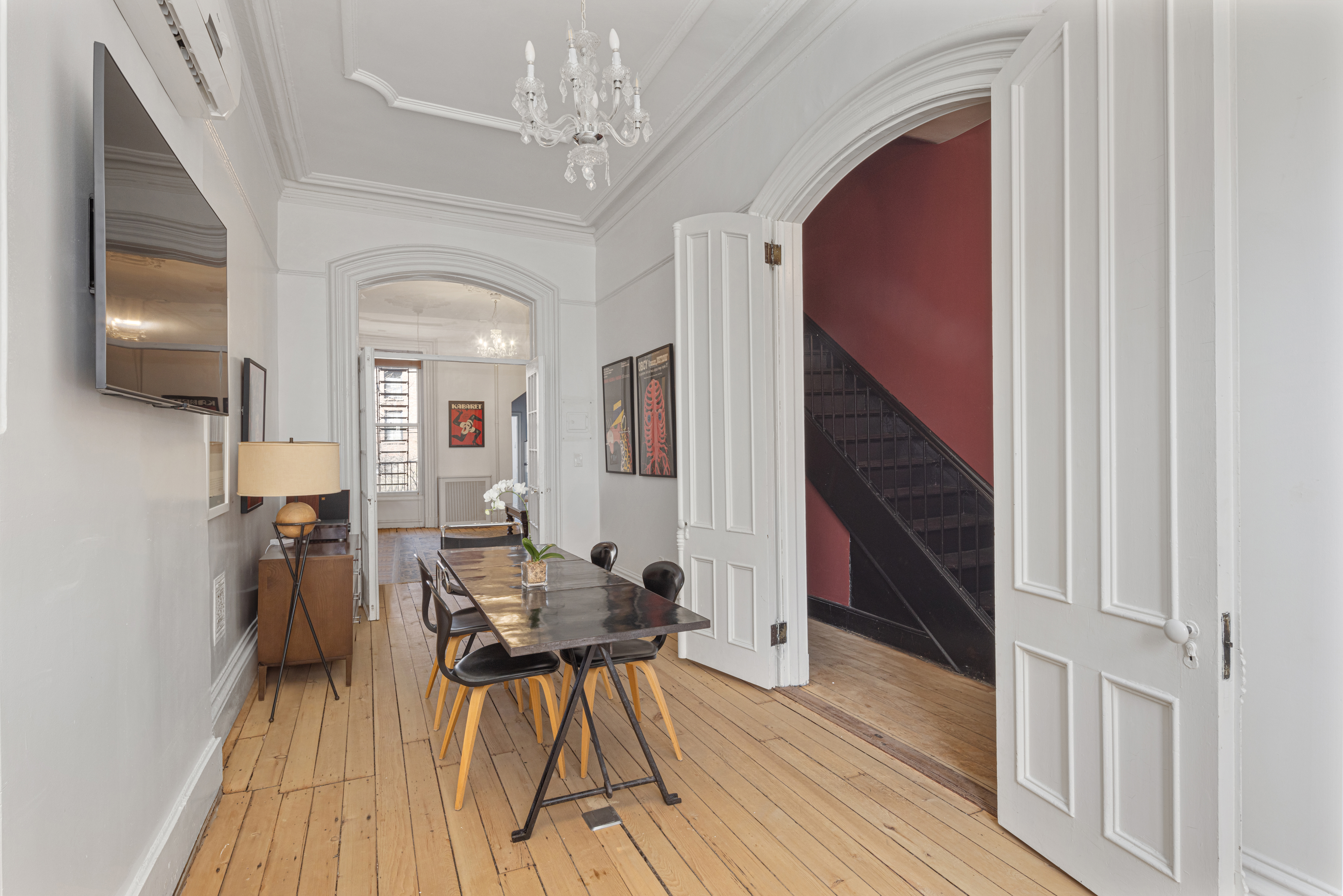 20 Strong Place Brooklyn, NY 11231 - Photo 3 of 21 a view of a livingroom with furniture a dinning room and wooden floor
