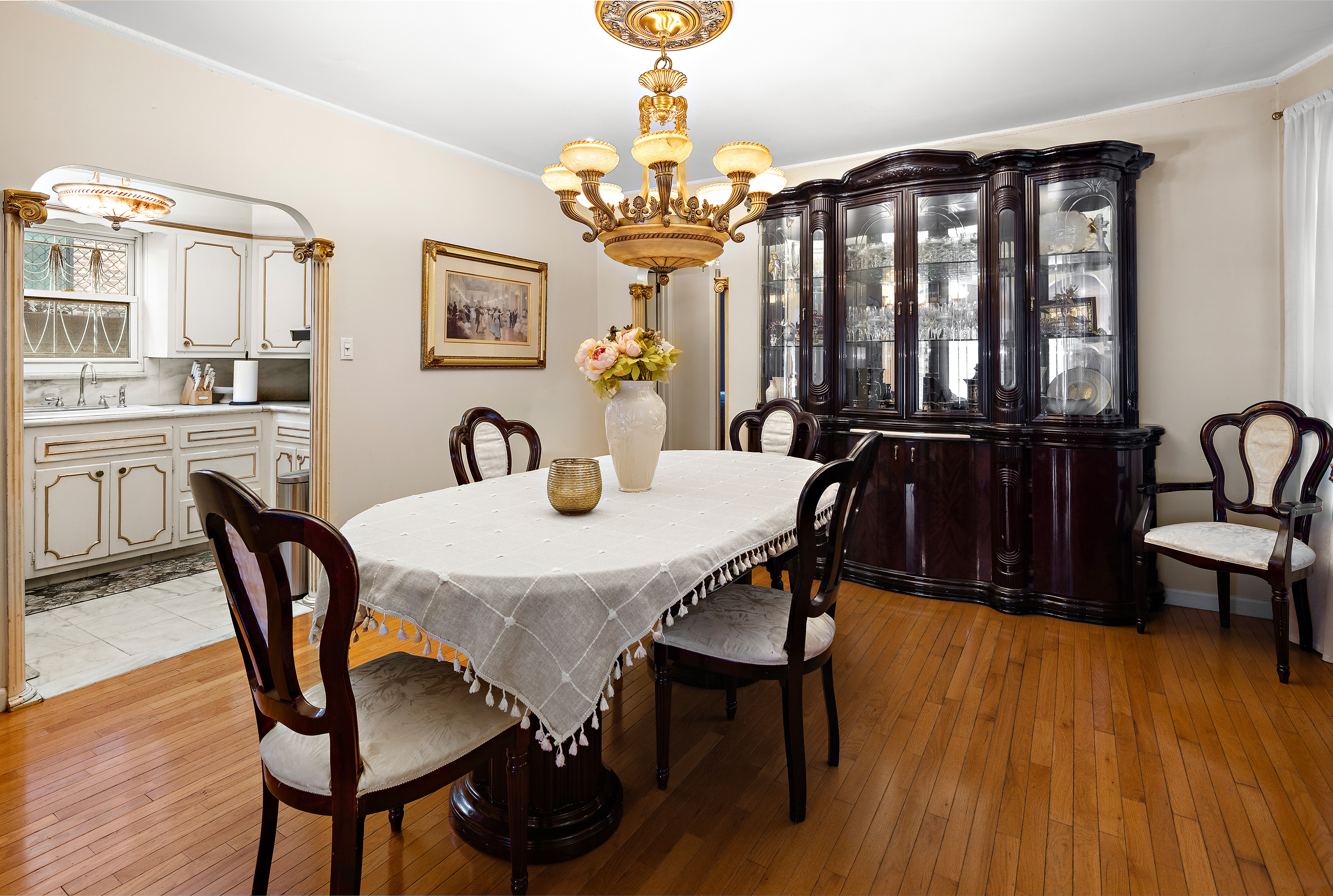 562 84th Street Brooklyn, NY 11209 - Photo 8 of 25 a view of a dining room with furniture window and wooden floor