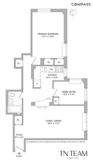 $850,000 | 205 Clinton Avenue, Unit 12G | Clinton Hill