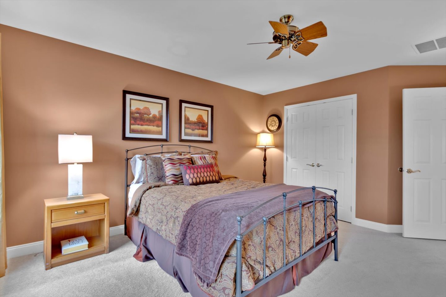 3 Pembroke Drive Voorhees, NJ 08043 - Photo 57 of 112 a bedroom with a bed and a chandelier