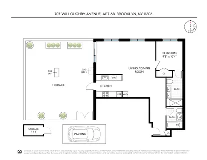 $1,175,000 | 707 Willoughby Avenue, Unit 6B | Bedford-Stuyvesant