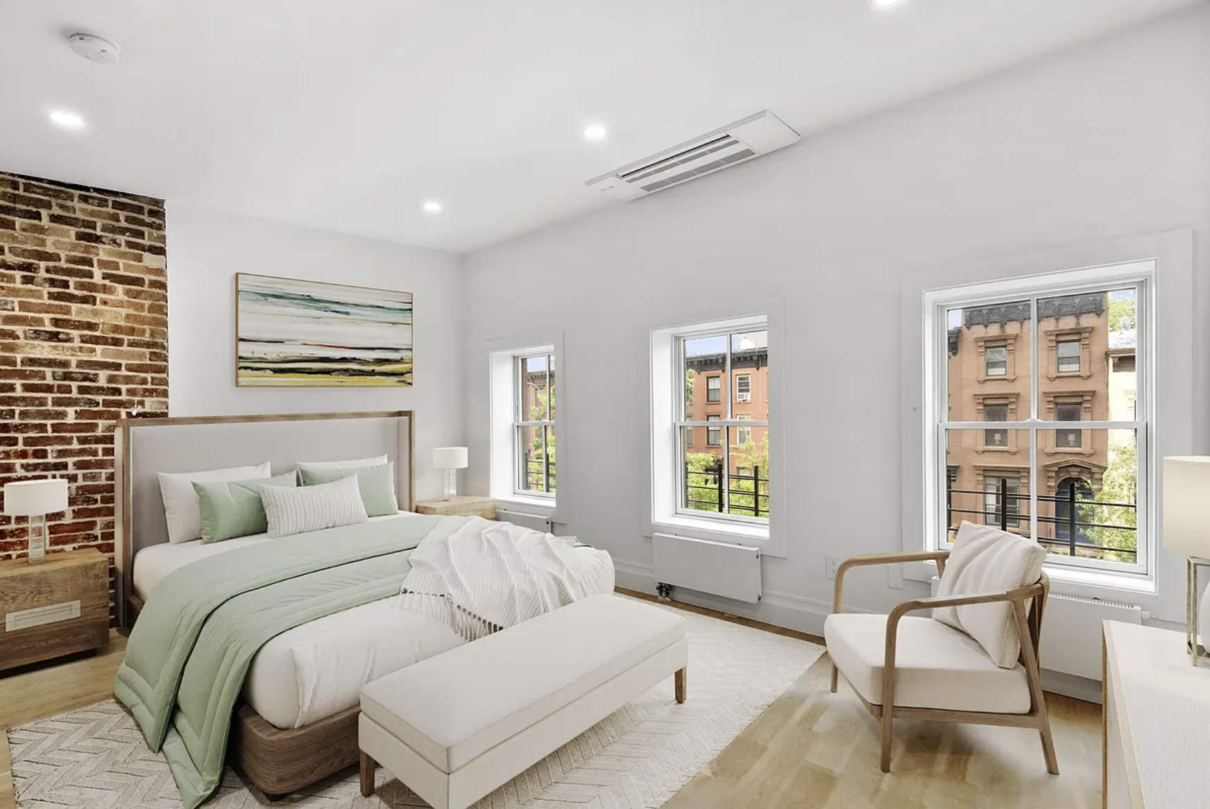 169 Putnam Avenue, Unit 2 Brooklyn, NY 11216 - Photo 4 of 10 a bedroom with a bed and a window