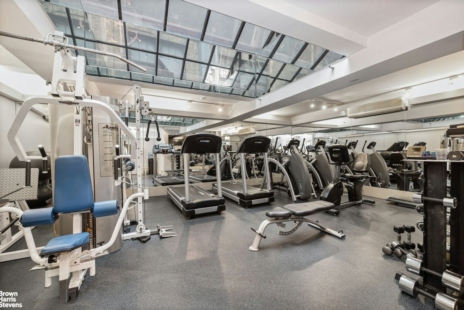 575 Park Avenue, Unit 108 Manhattan, NY 10065 - Photo 16 of 18 a view of a room with gym equipment
