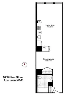 $669,000 | 90 William Street, Unit 16E | Financial District