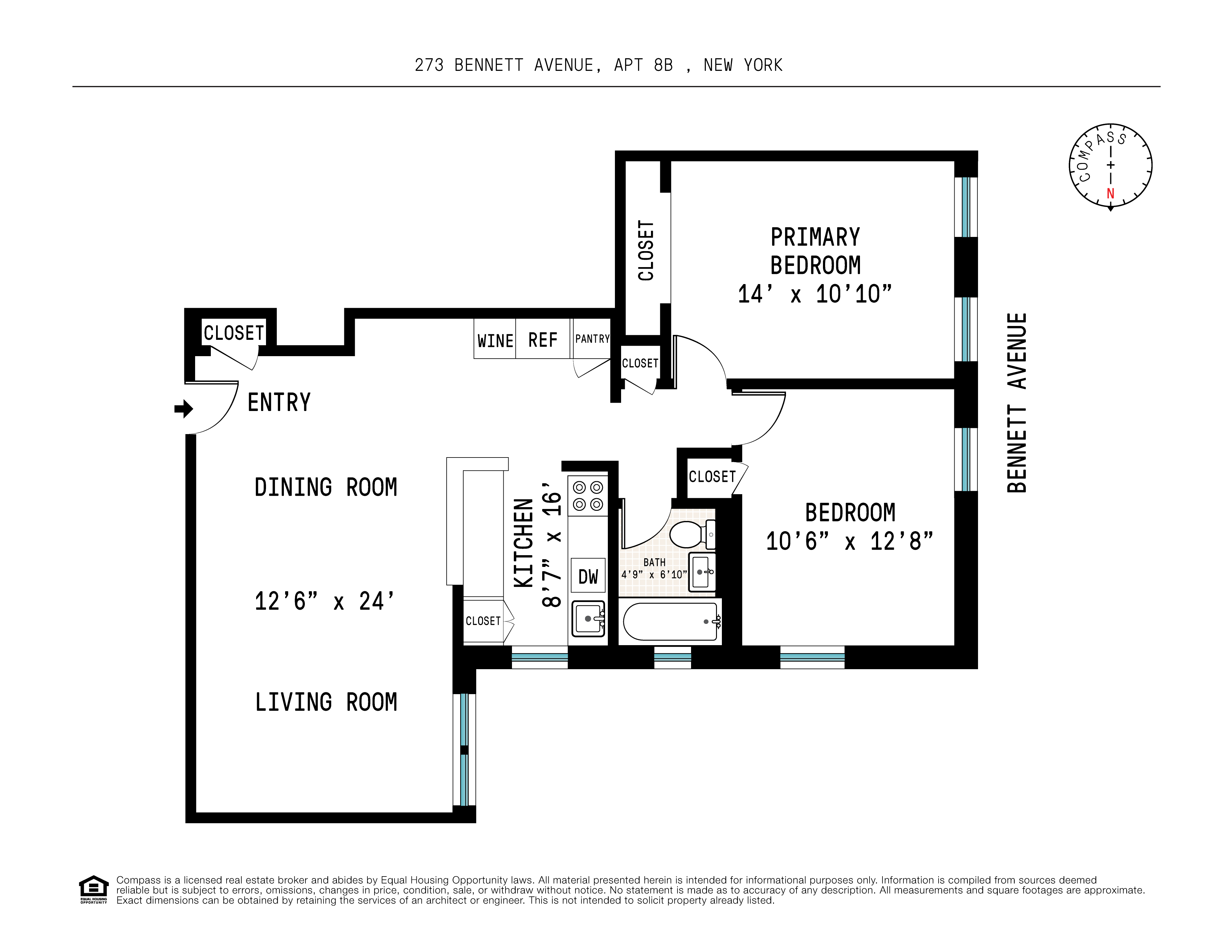 273 Bennett Avenue, Unit 8B Manhattan, NY 10040 - Photo 7 of 7