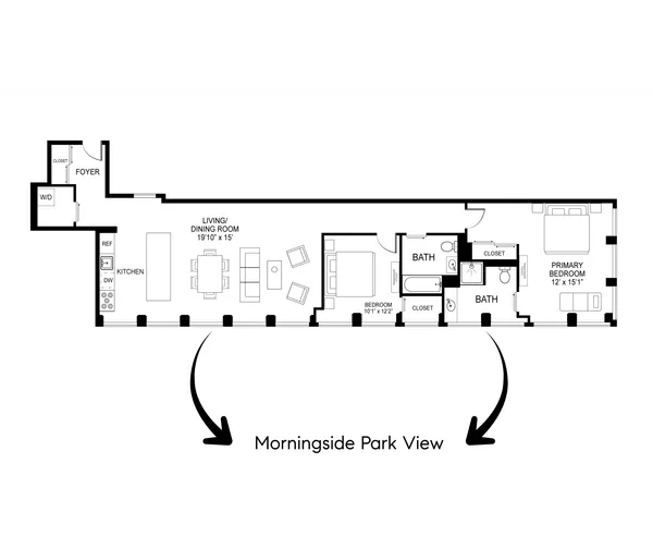 a picture of a floor plan