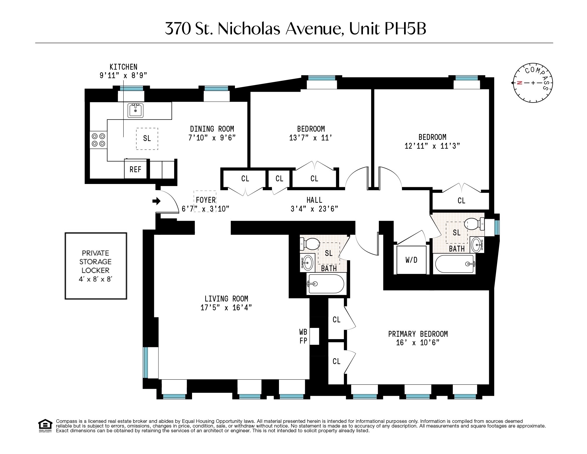 370 St Nicholas Avenue, Unit PH5B Manhattan, NY 10027 - Photo 12 of 12
