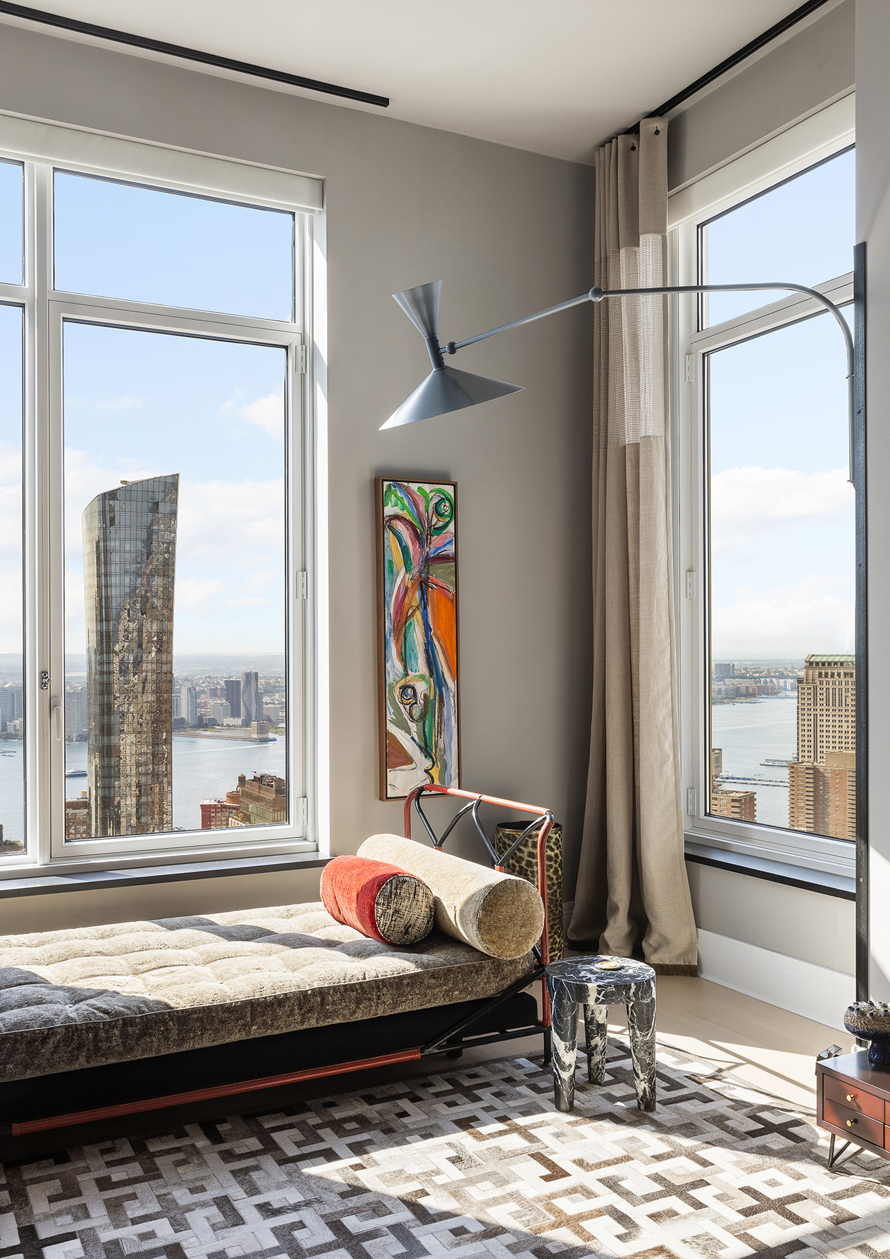 30 Park Place, Unit 59A Manhattan, NY 10007 - Photo 16 of 23 a bedroom with a bed and a window