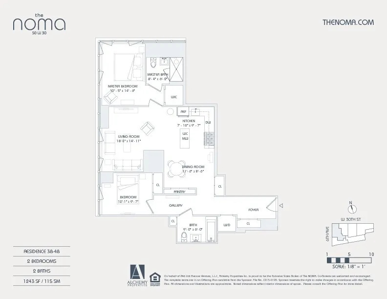 50 West 30th Street, Unit 3B Manhattan, NY 10001 - Photo 13 of 13 a picture of a book and a white wall