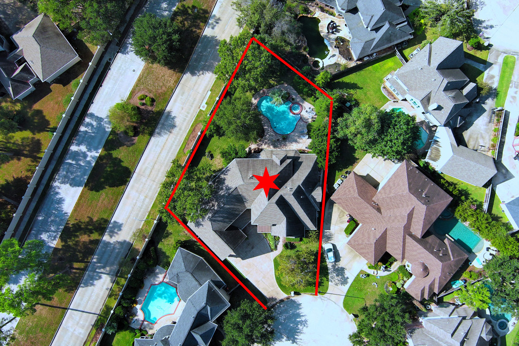 17311 Autumn Oak Court, Spring, TX, USA Spring, TX 77379 - Photo 7 of 9 an aerial view of a house