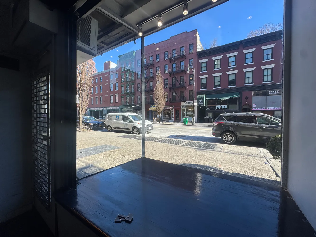 a view of building exterior with patio