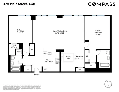 $1,599,000 | 455 Main Street, Unit 4GH | Roosevelt Island