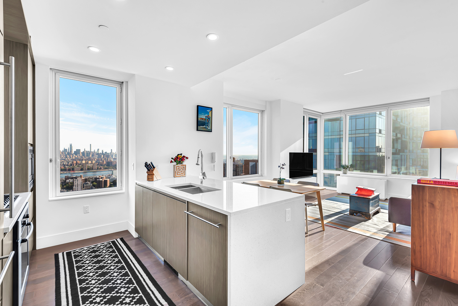 388 Bridge Street, Unit 42G Brooklyn, NY 11201 - Photo 1 of 26 a open kitchen with sink and cabinets