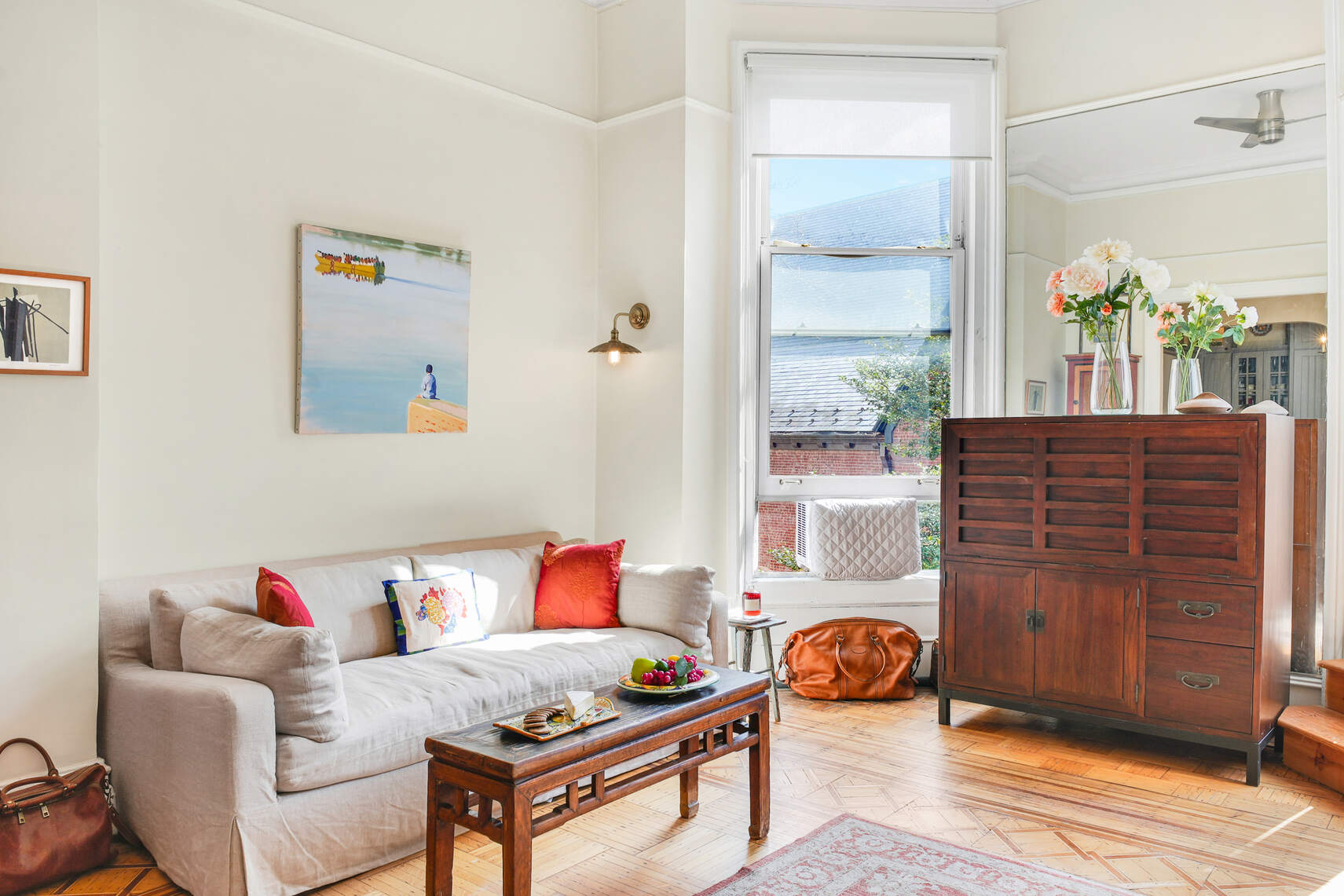 132 Joralemon Street, Unit 3BC Brooklyn, NY 11201 - Photo 4 of 16 a living room with furniture and a window
