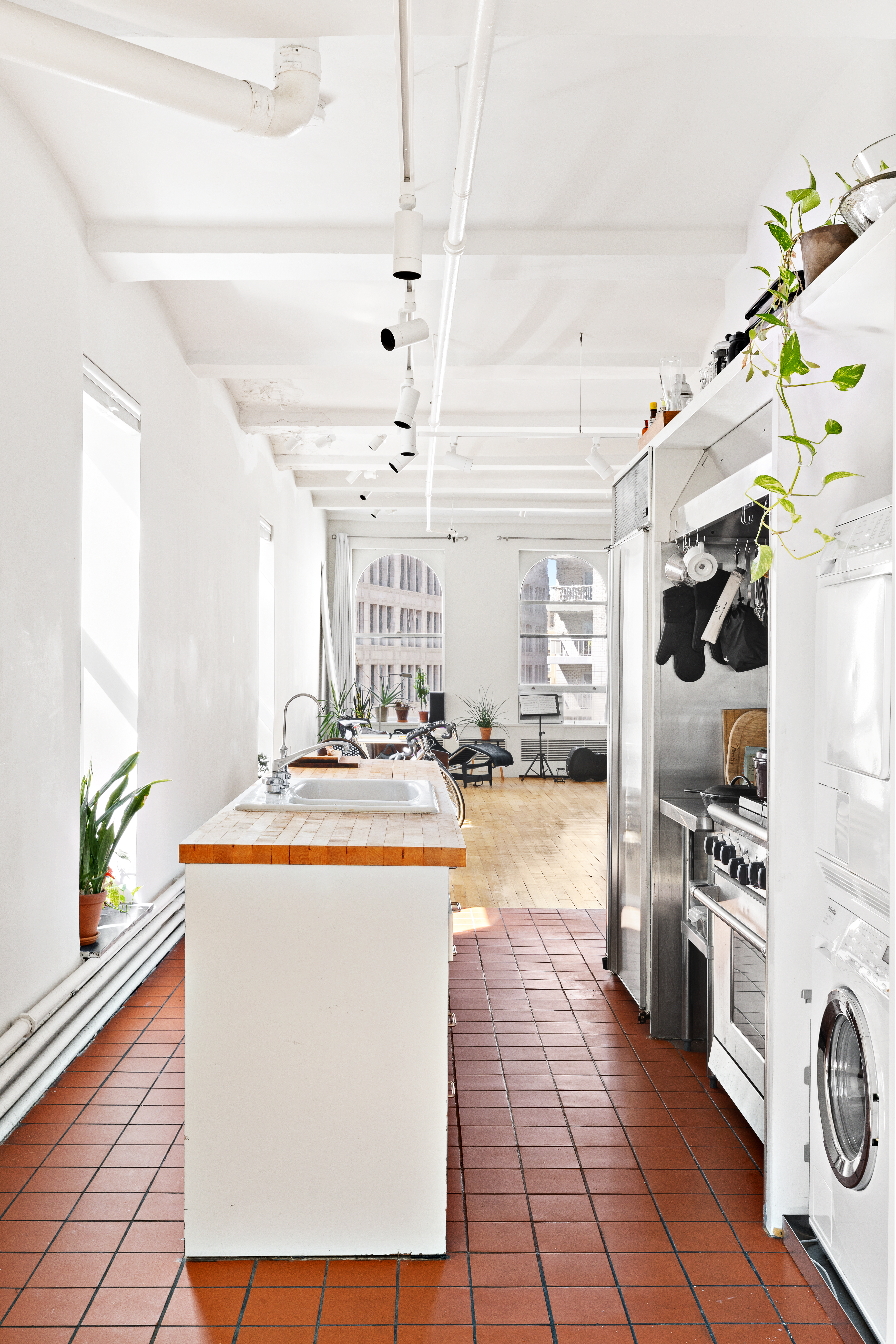 59 4th Avenue, Unit 8A Manhattan, NY 10003 - Photo 6 of 12 a dining hall with living room view
