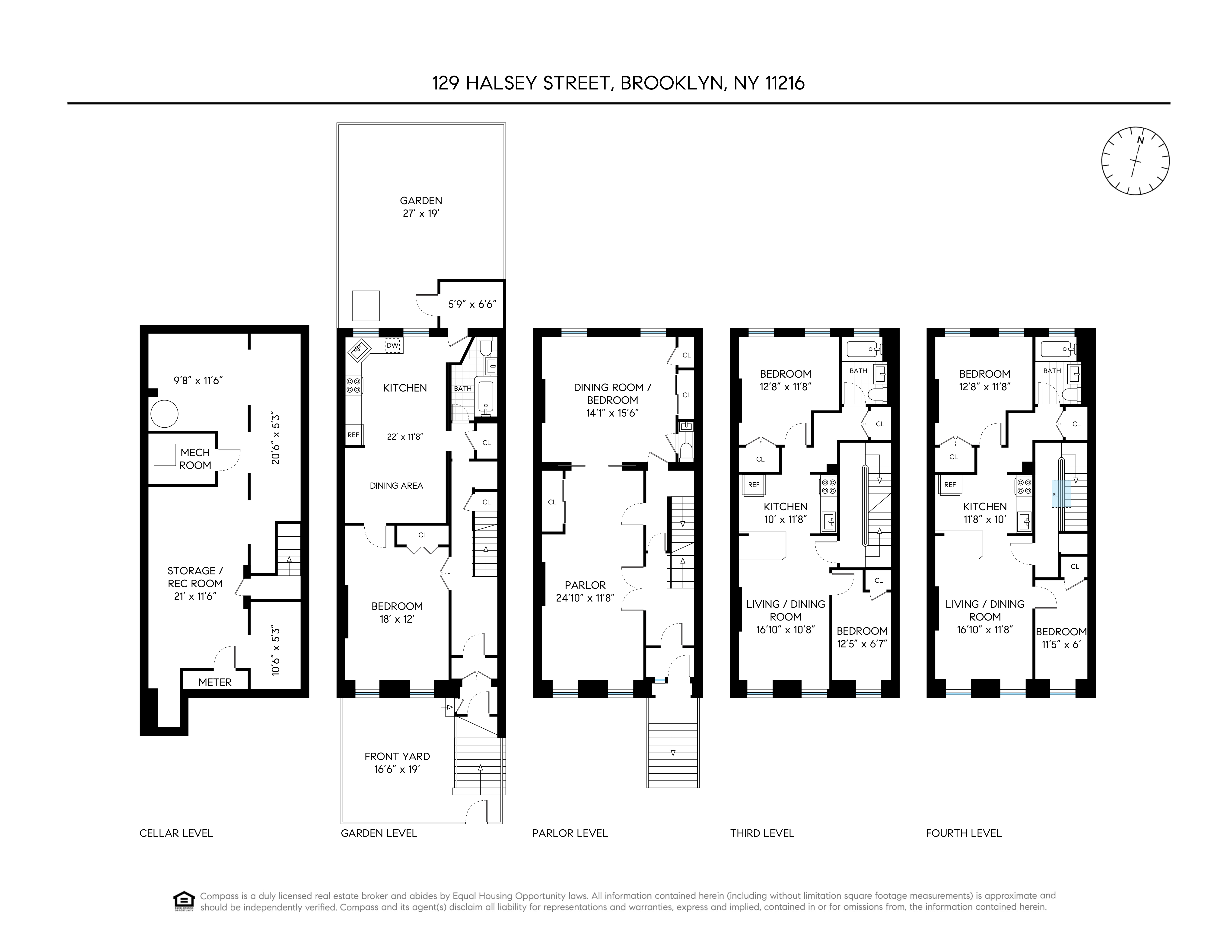 129 Halsey Street Brooklyn, NY 11216 - Photo 2 of 2 a picture of a bathroom with a shower