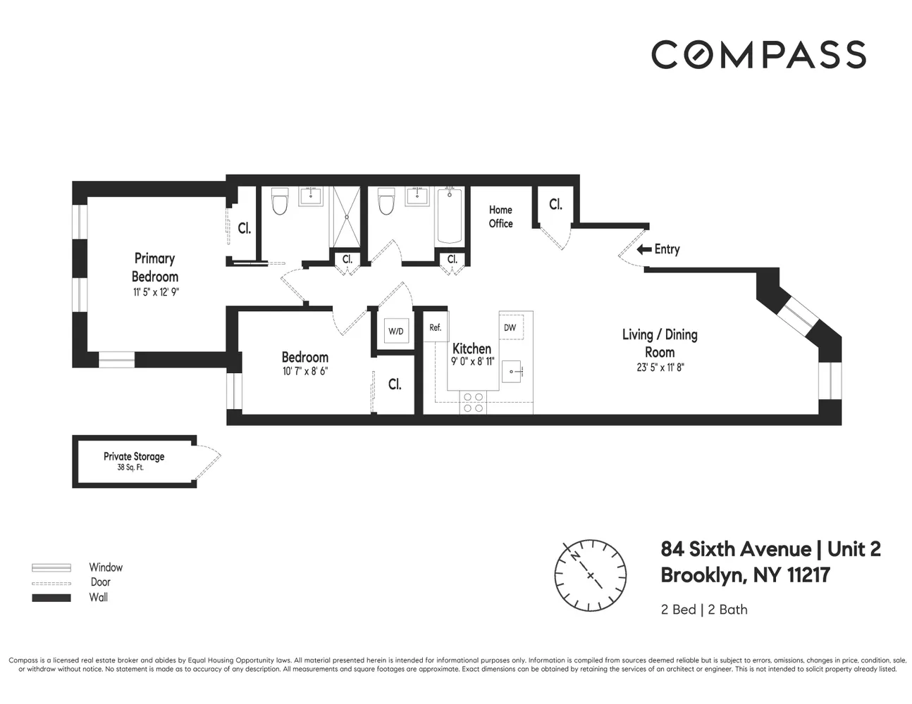 $2,095,000 | 84 6th Avenue, Unit 2 | Park Slope