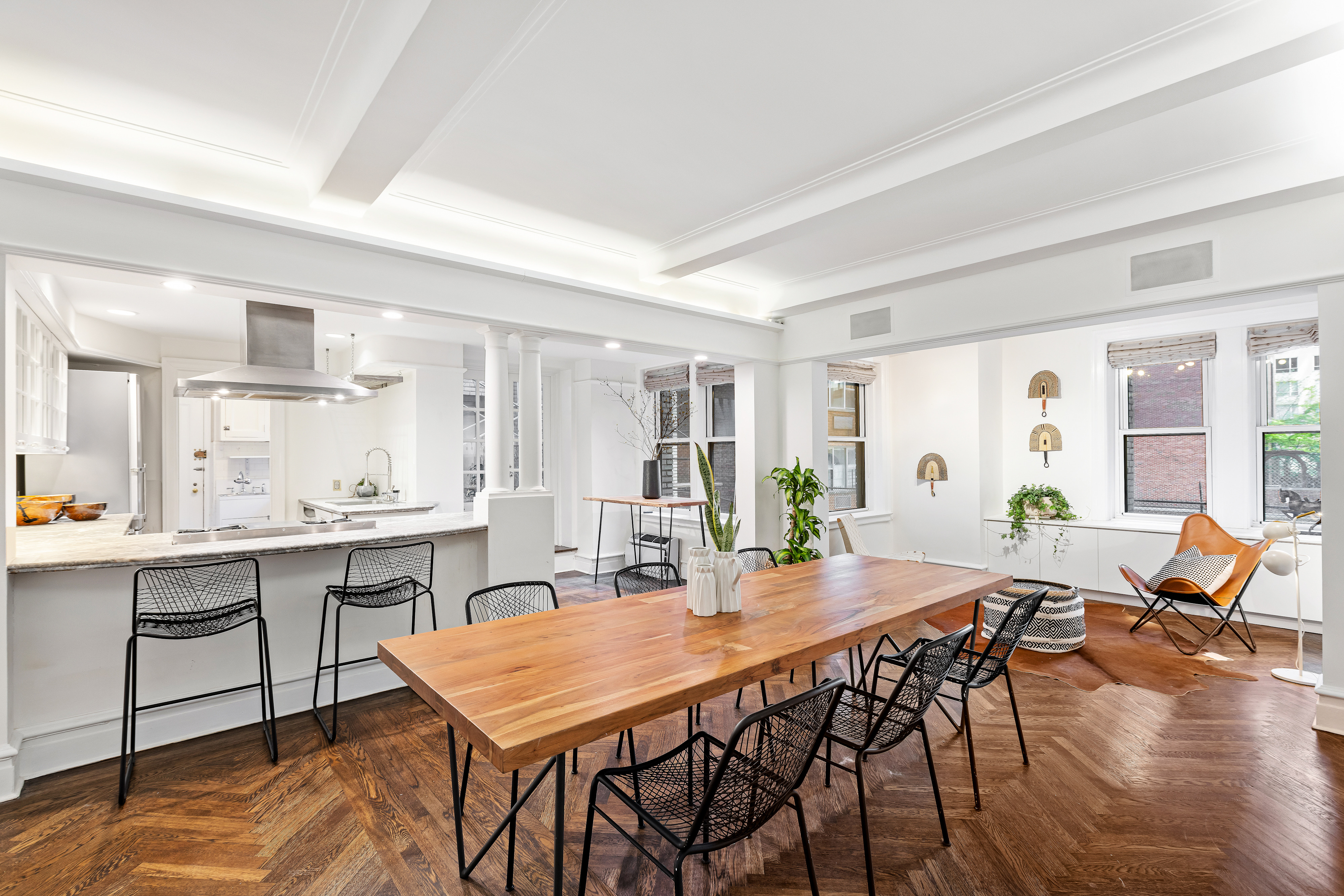 25 East 86th Street, Unit 1C Manhattan, NY 10028 - Photo 4 of 18 a view of a dining room with furniture window and wooden floor