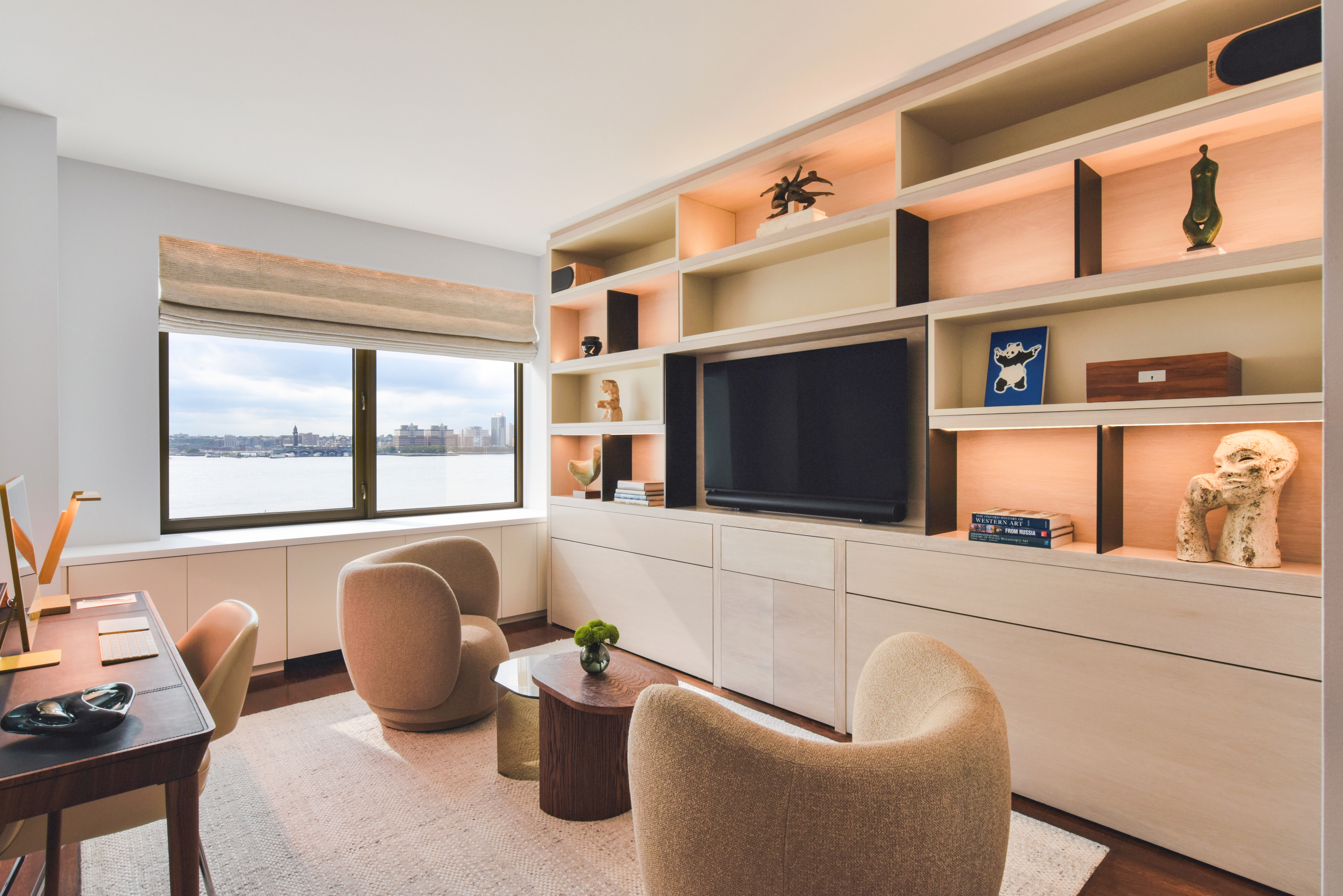 100 Morton Street, Unit 7EW Manhattan, NY 10014 - Photo 15 of 21 a living room with furniture