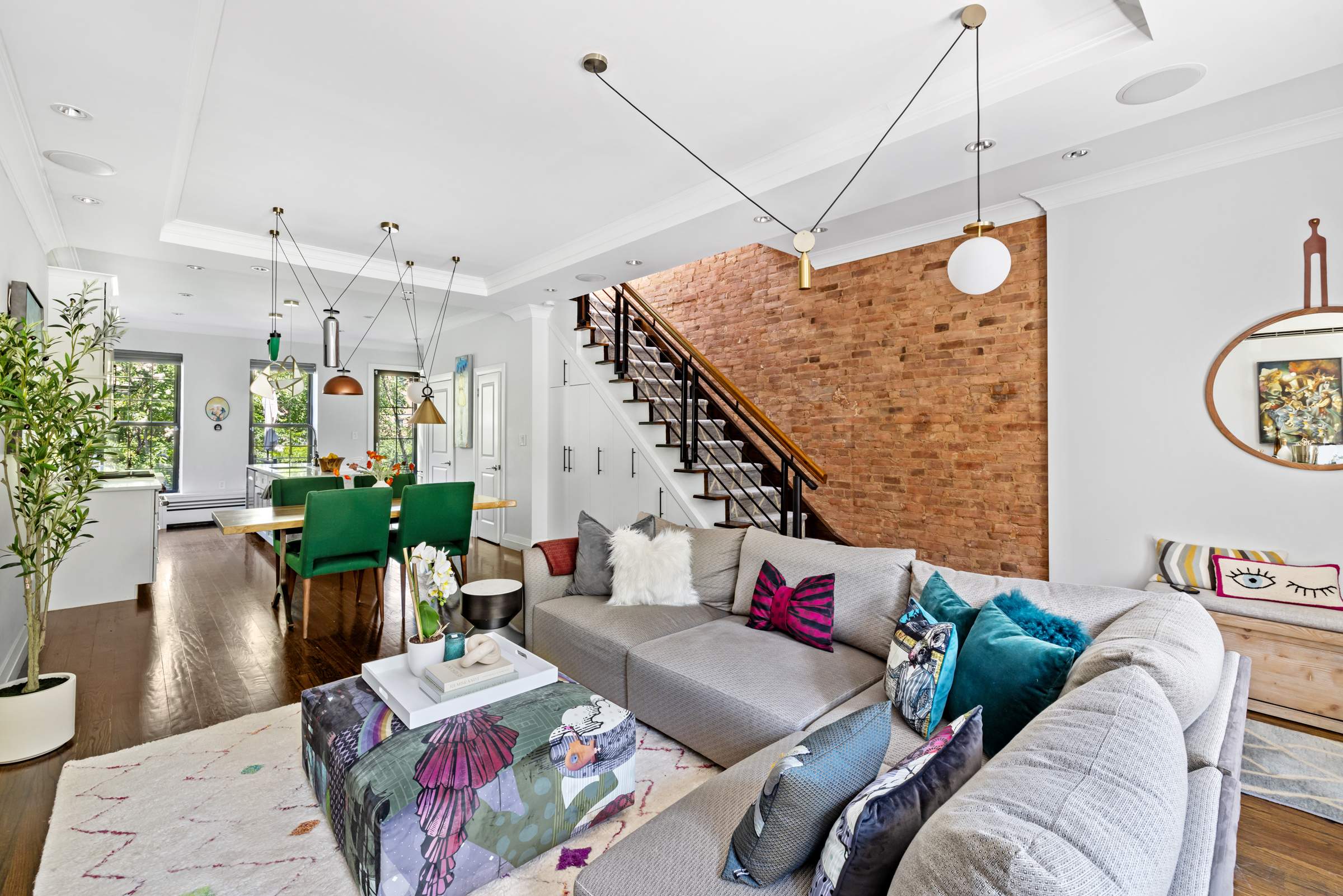 439 A Monroe Street Brooklyn, NY 11221 - Photo 2 of 29 a living room with furniture and wooden floor