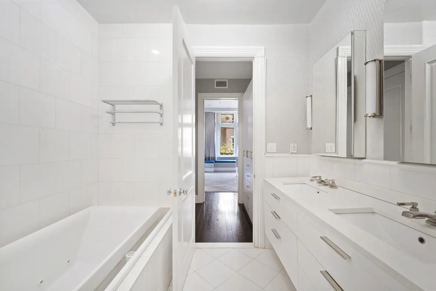 wooden floor in an empty room