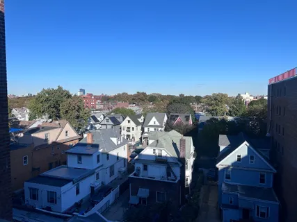 a view of a chairs in a terrace