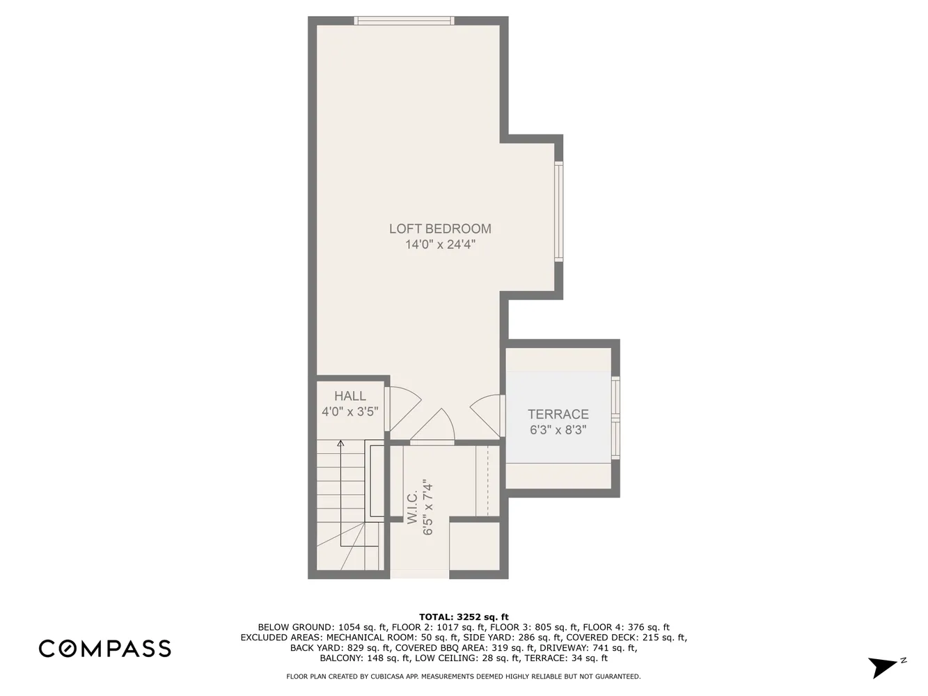 a aerial view of a house