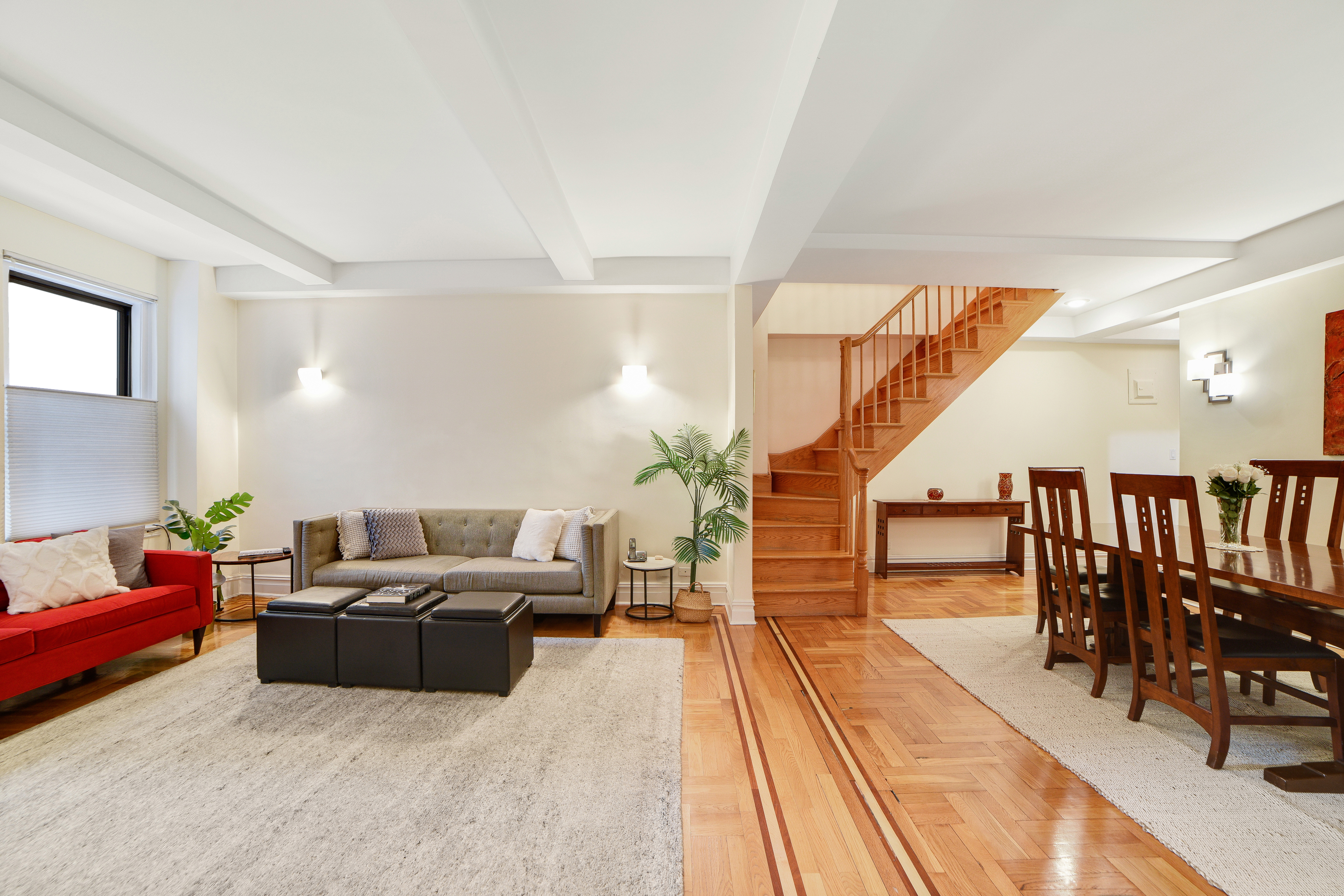 321 West 90th Street, Unit 2F/3F Manhattan, NY 10024 - Photo 2 of 15 a living room with furniture and wooden floor