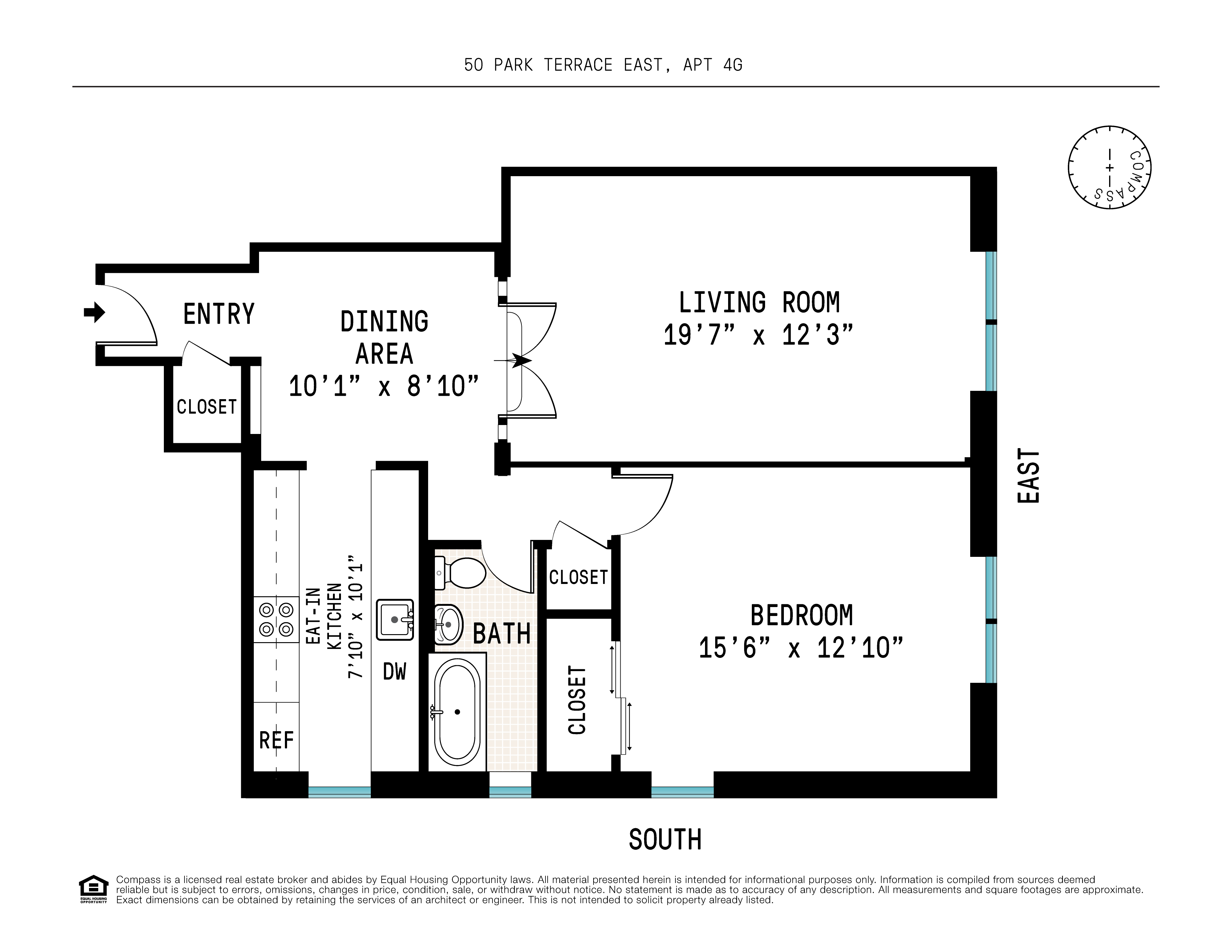 50 Park Terrace East, Unit 4G Manhattan, NY 10034 - Photo 12 of 12 Gallery Image 12