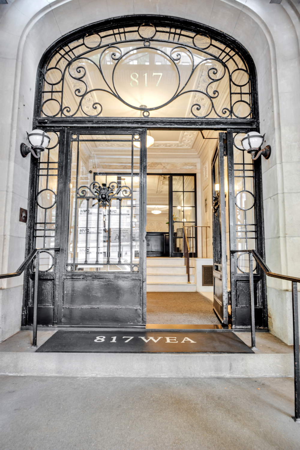 817 West End Avenue, Unit 6B Manhattan, NY 10025 - Photo 2 of 10 a view of a entryway door of the building