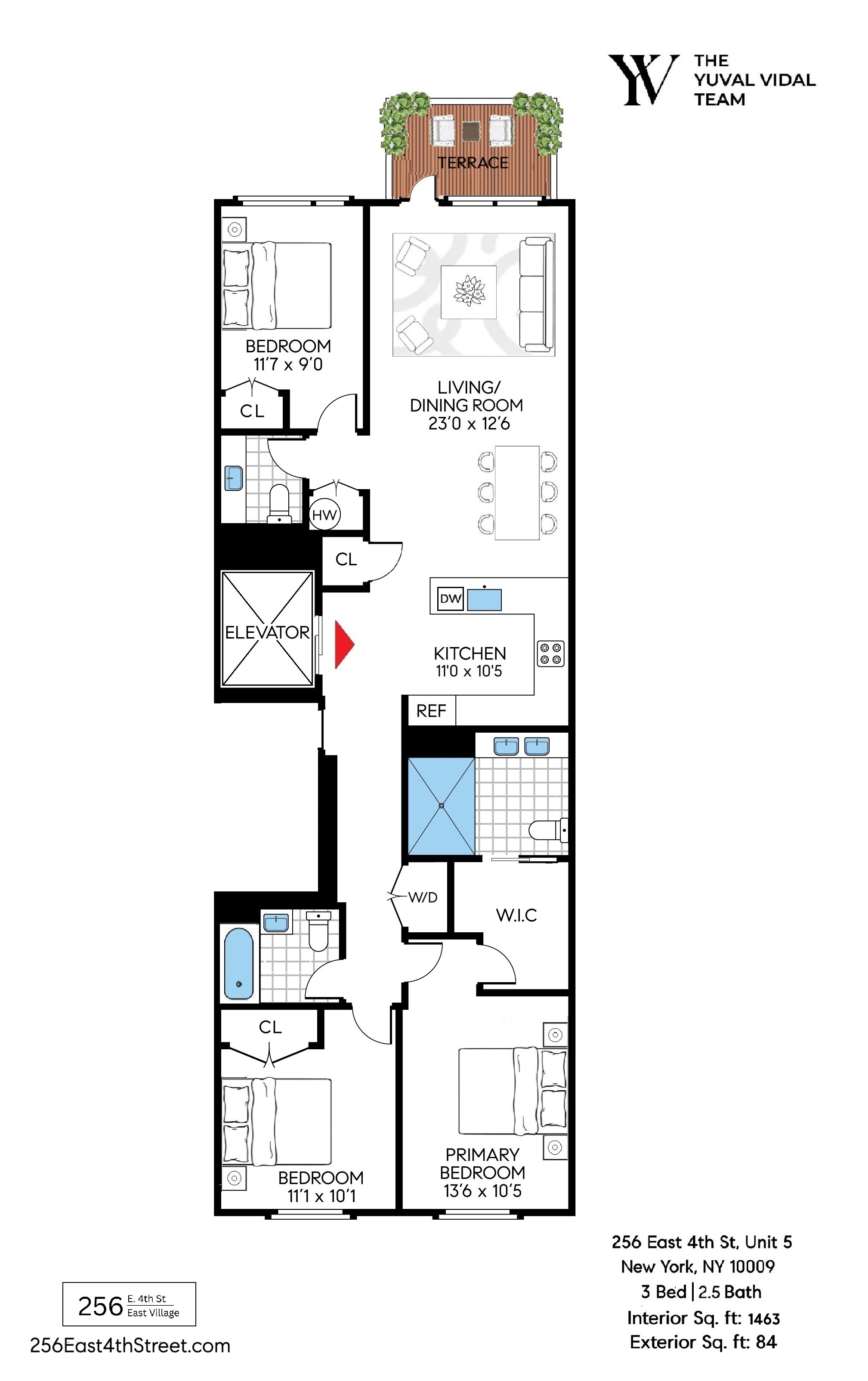 256 East 4th Street 5 E. Greenwich Village New York NY 10009