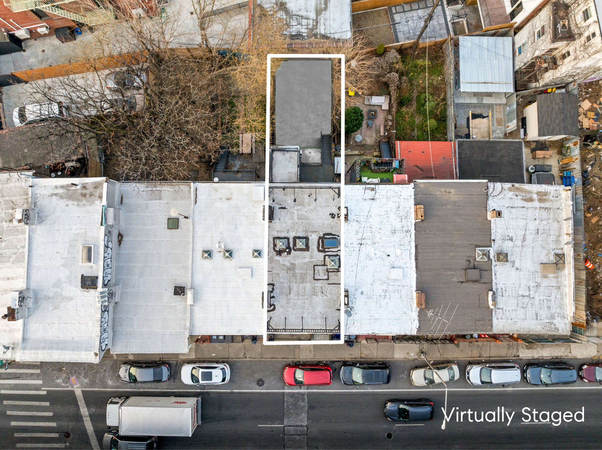 181 Park Avenue Brooklyn, NY 11205 - Photo 18 of 19 a aerial view of multi story residential apartment building