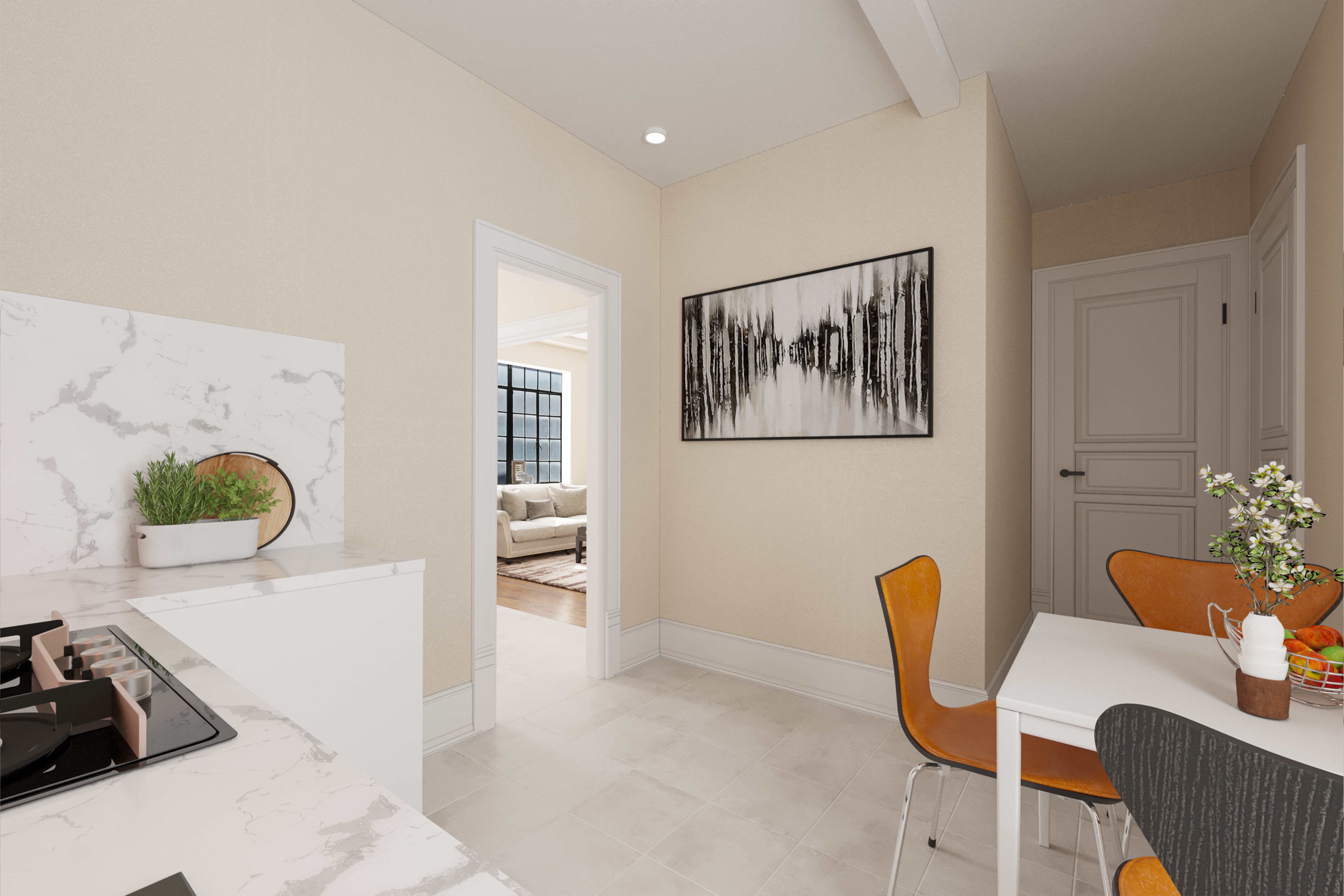 210 West 78th Street, Unit 8C Manhattan, NY 10024 - Photo 5 of 21 a view of a dining room with furniture and wooden floor