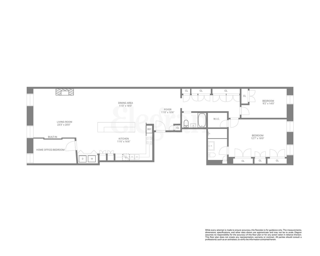 214 West 17th Street, Unit 4B Manhattan, NY 10011 - Photo 10 of 10 a picture of floor with a bench