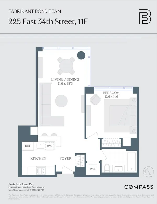 $5,350 | 225 East 34th Street, Unit 11F | Murray Hill